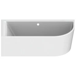 BC Designs Calverton 1500mm X 800mm Freestanding Left Hand Corner Bath White - BAE010