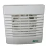 Airvent Axial 100mm Toilet & Bathroom Standard Fan With Shutter & Timer - 459309A