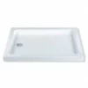MX Classic Deep 1200 X 760mm Stone Resin Shower Tray With Waste