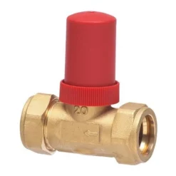 Honeywell Dual Auto By-Pass Valve 22mm Straight