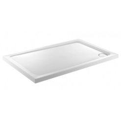 Just Trays JTFusion Low Profile 1200 X 800mm Stone Resin Non-Slip Shower Tray With Waste