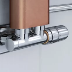 Terma 50mm Left Sided Angled Integrated H Block Valve Set Chrome - WRZT5G1CRCRO -UK Bathroom Supplies Sales 6b5a0592 941c 4b04 a0a4 42988e2d48d6