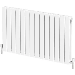 DuraTherm Horizontal Double Flat Panel Designer Radiator - 600 X 1064mm White -UK Bathroom Supplies Sales 6c5a7042 1926 476c b7a3 a8b1a39f1009