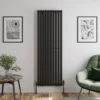 DuraTherm Vertical Oval Tube Single Panel Designer Radiator - 1800 X 600mm Black 2 DuraTherm Vertical Oval Tube Single Panel Designer Radiator - 1800 X 600mm Black -UK Bathroom Supplies Sales 6eb2053b 1921 4f6e a3a3 c72482c6d87c