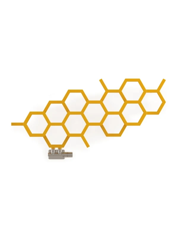 Terma Hex Designer Radiator 502x1126mm Mustard - WGH2X050112K104YL 3 Terma Hex Designer Radiator 502x1126mm Mustard - WGH2X050112K104YL