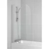 Ideal Standard Connect Radius Bath Screen Bright Silver - T9924EO