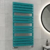 Terma Warp T Bold Heated Towel Rail 1110x500mm Matt Teal - WGWTB111050-K5M8SX