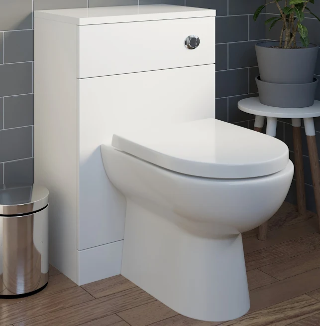 Alpine White Gloss Back To Wall Toilet Unit 500 X 330mm 3 Alpine White Gloss Back To Wall Toilet Unit 500 X 330mm