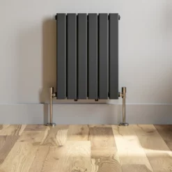 DuraTherm Horizontal Double Flat Panel Designer Radiator - 600 X 456mm Anthracite -UK Bathroom Supplies Sales 75a5a747 f37d 4ea6 89bb 36252333af22