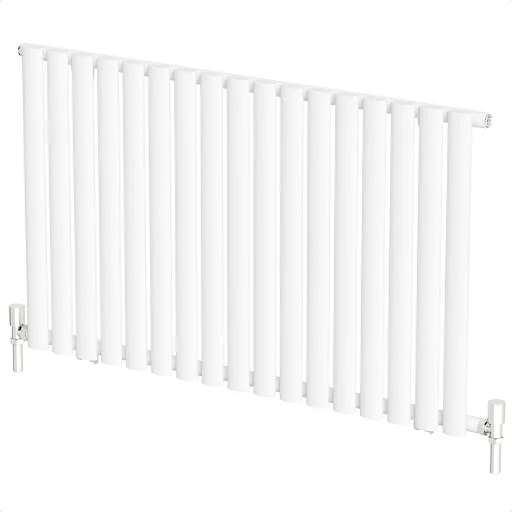 DuraTherm Horizontal Oval Tube Single Panel Designer Radiator - 600 X 1020mm White 7 DuraTherm Horizontal Oval Tube Single Panel Designer Radiator - 600 X 1020mm White - Image 5