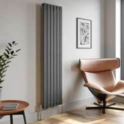 DuraTherm Vertical Single Flat Panel Designer Radiator - 1800 X 452mm Anthracite -UK Bathroom Supplies Sales 7ebcfe69 3b51 4d80 a506 38c62f67e000