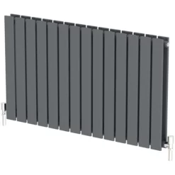 DuraTherm Horizontal Double Flat Panel Designer Radiator - 600 X 1064mm Anthracite -UK Bathroom Supplies Sales 7f5584a3 98ab 48ba 9818 520fa580791e