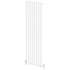 DuraTherm Vertical Oval Tube Single Panel Designer Radiator - 1600 X 480mm White -UK Bathroom Supplies Sales 8002ba2e bfc5 4443 a5dc 514974a3c937