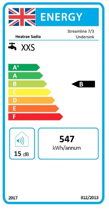 Heatrae Sadia Streamline Under Sink 7L 3kW Water Heater Only - 95010282 4 Heatrae Sadia Streamline Under Sink 7L 3kW Water Heater Only - 95010282 - Image 2