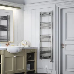 Terma Leo Electric Towel Rail With MOA Element 1600x500mm Chrome - WLLLE160050-MOA -UK Bathroom Supplies Sales 83e63dcc 0b5d 4a77 95c3 263f241810b2 1