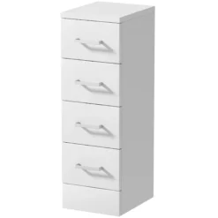 Alpine White Gloss 4 Drawer Storage Unit 250 X 300mm 8 Alpine White Gloss 4 Drawer Storage Unit 250 X 300mm -UK Bathroom Supplies Sales 8528e73a 46a7 4161 aca6 409c871570a3