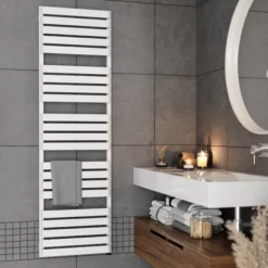 Terma Warp T One Electric Towel Rail 1695x500mm Matt White - WWWTN169050KS96E8P 11 Terma Warp T One Electric Towel Rail 1695x500mm Matt White - WWWTN169050KS96E8P -UK Bathroom Supplies Sales 85b4cecd 2e77 4ae8 914e e60cb8ab3c8d