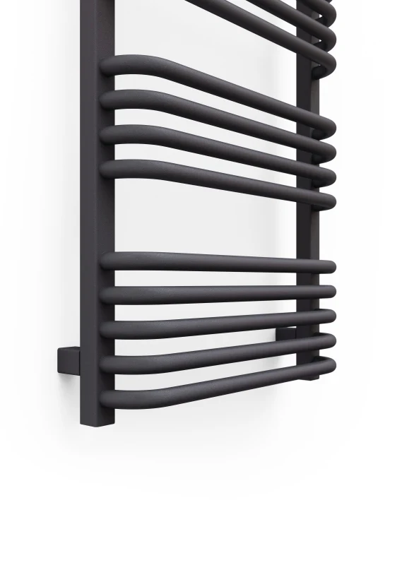 Terma Alex Heated Towel Rail 1140x500mm Modern Grey - WGALE114050-KDGRSX 4 Terma Alex Heated Towel Rail 1140x500mm Modern Grey - WGALE114050-KDGRSX - Image 2