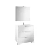 Roca Victoria-N UNIK 800mm 3 Drawer Basin Unit With Basin, Mirror Gloss White - 855847806 2 Roca Victoria-N UNIK 800mm 3 Drawer Basin Unit With Basin, Mirror Gloss White - 855847806 -UK Bathroom Supplies Sales 8a85624e 53b3 45b7 8122 e0f19c80f411