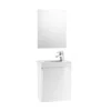 Roca Mini 450mm Basin Unit With Basin And Mirror Gloss White - 855865806 2 Roca Mini 450mm Basin Unit With Basin And Mirror Gloss White - 855865806 -UK Bathroom Supplies Sales 8cab9e9f e178 4b0a a344 4ba719fa9473