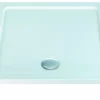 MX Elements Low Profile 1000 X 1000mm Stone Resin Square Shower Tray With Waste