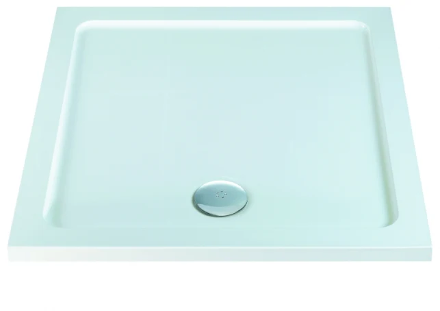 MX Elements Low Profile 1000 X 1000mm Stone Resin Square Shower Tray With Waste 3 MX Elements Low Profile 1000 X 1000mm Stone Resin Square Shower Tray With Waste