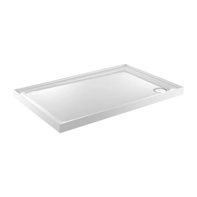 Just Trays JTFusion Low Profile 900 X 700mm Stone Resin Shower Tray With Waste - 4 Ups 4 Just Trays JTFusion Low Profile 900 X 700mm Stone Resin Shower Tray With Waste - 4 Ups - Image 2