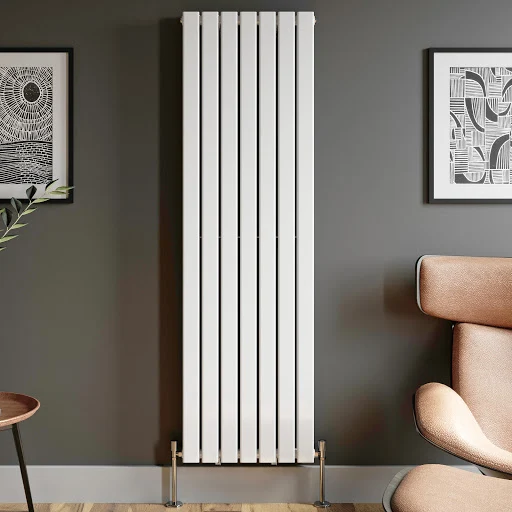 DuraTherm Vertical Double Flat Panel Designer Radiator - 1800 X 532mm White 6 DuraTherm Vertical Double Flat Panel Designer Radiator - 1800 X 532mm White - Image 4
