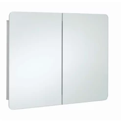 RAK Ceramics Duo Stainless Steel Double Cabinet With Mirrored Doors - 12SL380