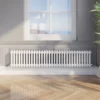 Park Lane Traditional Colosseum Double Bar Column Radiator White 300 X 1460mm