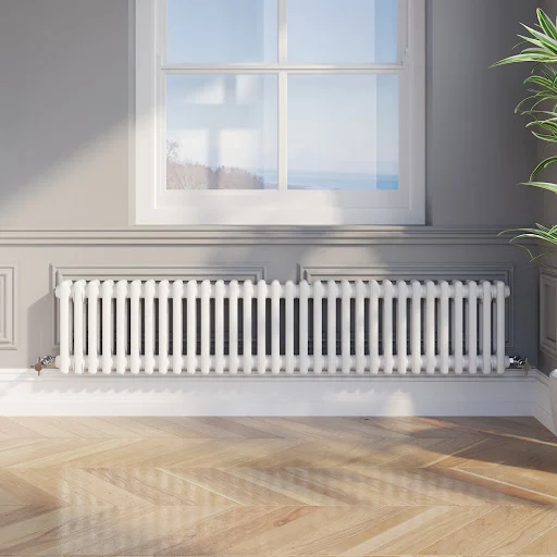 Park Lane Traditional Colosseum Double Bar Column Radiator White 300 X 1460mm 3 Park Lane Traditional Colosseum Double Bar Column Radiator White 300 X 1460mm
