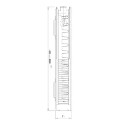 Discount Horizontal Double Panel Single Convector Flat Panel Radiator (Type 21/P+) - 600mm X 700mm - 6PHS700 -UK Bathroom Supplies Sales 9a55b04c 53d3 4a9b 972f e56a9a299f08 4