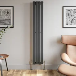 DuraTherm Vertical Single Flat Panel Designer Radiator - 1800 X 300mm Anthracite -UK Bathroom Supplies Sales 9bace075 9d48 43b4 90c3 8050c099cfc6