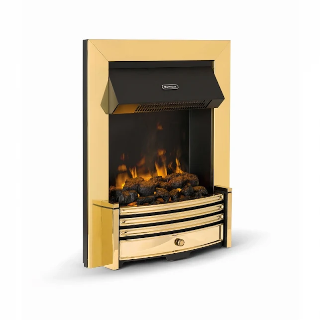Dimplex Crestmore Optimyst Electric Fire Brass - CRS20 3 Dimplex Crestmore Optimyst Electric Fire Brass - CRS20