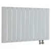 Ultraheat Smyrna 600mm X 1535mm Horizontal Aluminium Radiator Pure White - SMY622-W