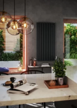 Terma Rolo-Room Designer Radiator 1200x590mm Heban Black - WGROR120059KIHEUC01