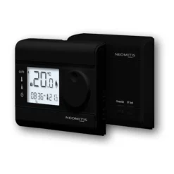 Neomitis Wireless 7 Day Programmable Digital Room Thermostat Black