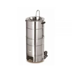 Burco Mobile Handwash With Infra-red Foot Sensor 10L Stainless Steel - HW0110