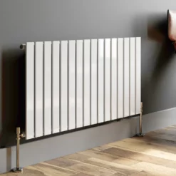 DuraTherm Horizontal Single Flat Panel Designer Radiator - 600 X 1212mm White -UK Bathroom Supplies Sales a615a212 7f5f 4c64 aec8 4605a9659216