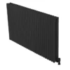 Ultraheat Klon 420mm X 611mm Horizontal Tubular Radiator Black - KD416B -UK Bathroom Supplies Sales a74a2fb1 f888 4495 beec eb10e1da7402