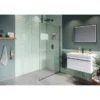 Loch Wetroom Screen With Ceiling Bar 2000mm X 500mm Black - PMN0329 -UK Bathroom Supplies Sales a75af788 48e6 4601 9752 3d718584f926 3