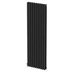 DuraTherm Vertical Oval Tube Double Panel Designer Radiator - 1800 X 600mm Black -UK Bathroom Supplies Sales aa5def0f e4cf 434c b5e8 8a7bacee0f99