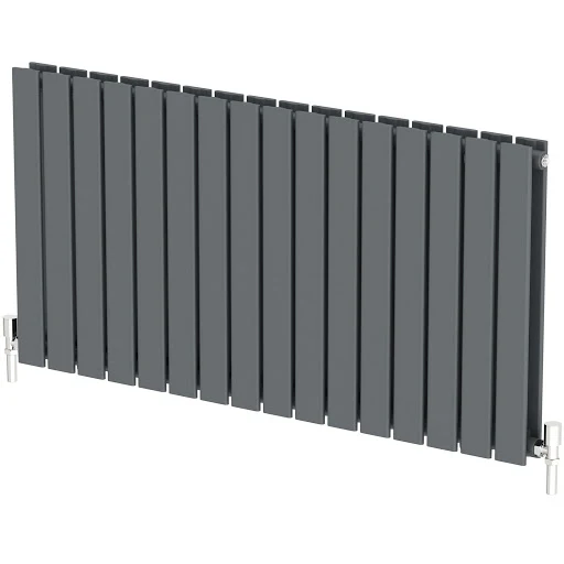 DuraTherm Horizontal Double Flat Panel Designer Radiator - 600 X 1216mm Anthracite 7 DuraTherm Horizontal Double Flat Panel Designer Radiator - 600 X 1216mm Anthracite - Image 5