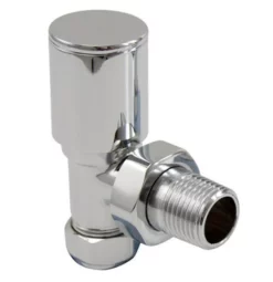 Towelrads 15mm Manual Angled Valve Chrome - 121001