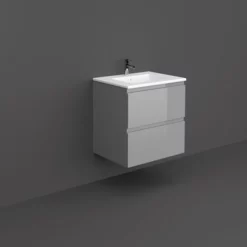 RAK Ceramics Wall Hung Vanity Unit 600mm Urban Grey - JOYWH060UGY