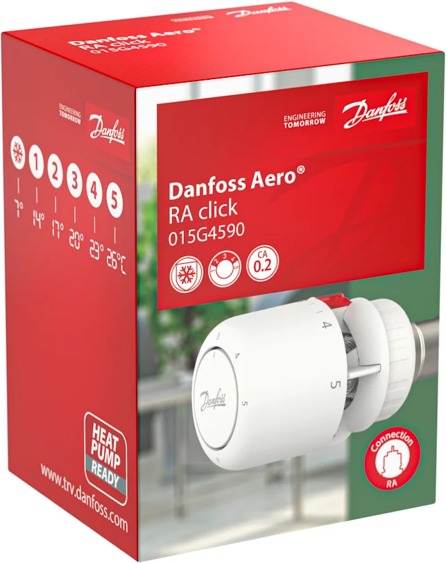 Danfoss Aero RA Click Built In Thermostatic Sensor 6 Danfoss Aero RA Click Built In Thermostatic Sensor - Image 4