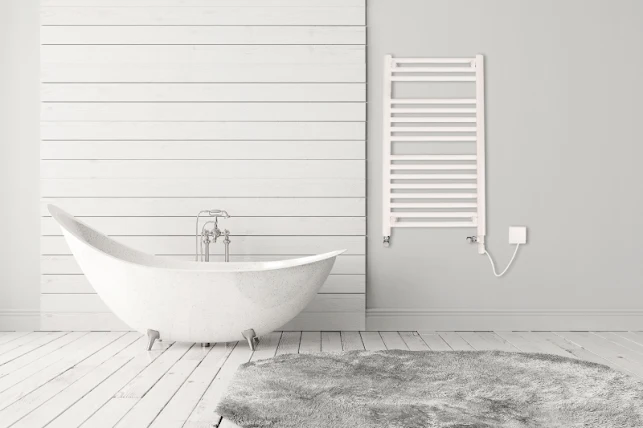 Discount Straight Dual Fuel White Towel Rail 1750mm X 500mm - 5M17DF 8 Discount Straight Dual Fuel White Towel Rail 1750mm X 500mm - 5M17DF - Image 6