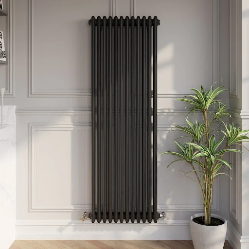 Park Lane Traditional Vertical Colosseum Triple Bar Column Radiator Black - 1600 X 560mm 3 Park Lane Traditional Vertical Colosseum Triple Bar Column Radiator Black - 1600 X 560mm