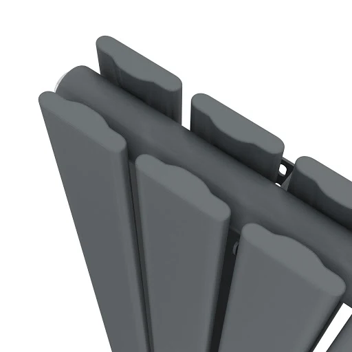 DuraTherm Vertical Double Flat Panel Designer Radiator - 1600 X 532mm Anthracite 7 DuraTherm Vertical Double Flat Panel Designer Radiator - 1600 X 532mm Anthracite - Image 5