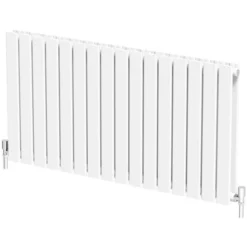 DuraTherm Horizontal Double Flat Panel Designer Radiator - 600 X 1216mm White -UK Bathroom Supplies Sales b31cadf7 433f 45a7 89de 73b593e0f0b2